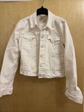 Levi's White Denim Trucker Jacket